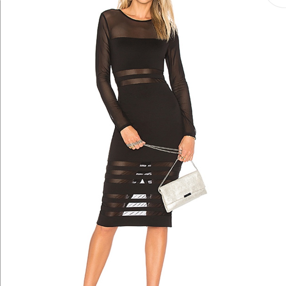 Magdalena Mesh Midi Dress
